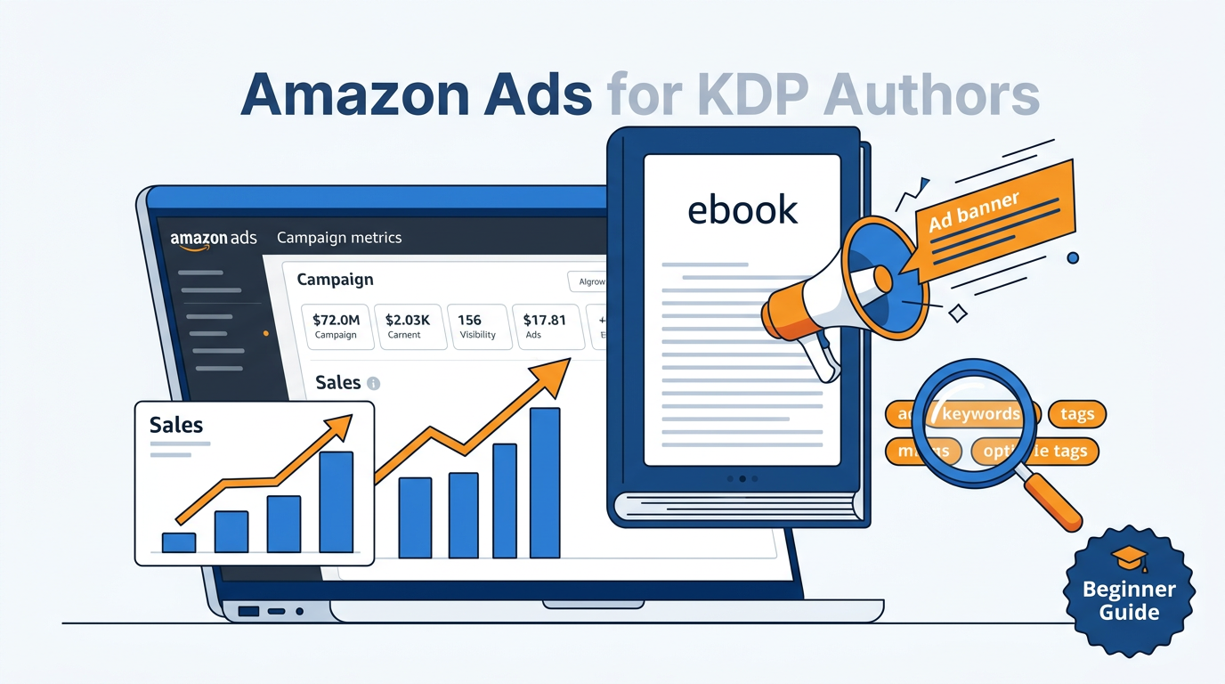 Amazon Ads for KDP Authors: Beginner Advertising Guide