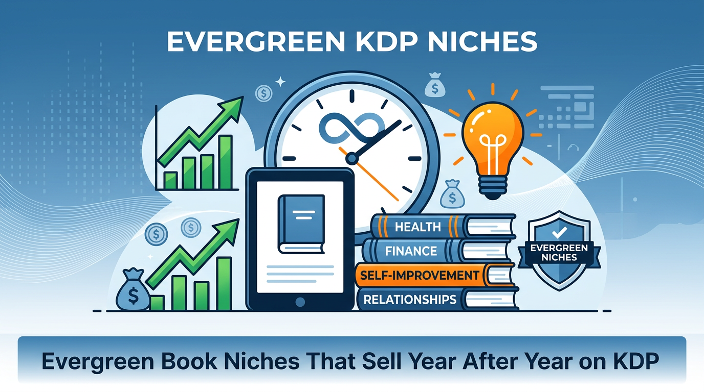The Ultimate Guide to Evergreen Book Niches: Building a Sustainable Passive Income Stream on Amazon KDP