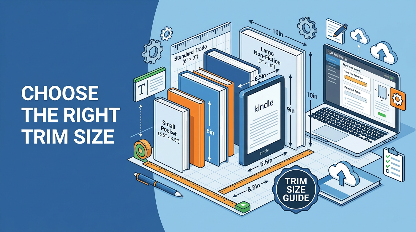 KDP Trim Sizes Explained: Choosing the Right Size for Your Book